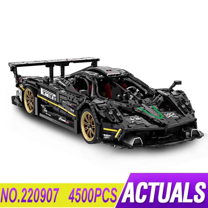 MOC NON New 220907 Technical Car Paganis Zonda R Model 4500pcs