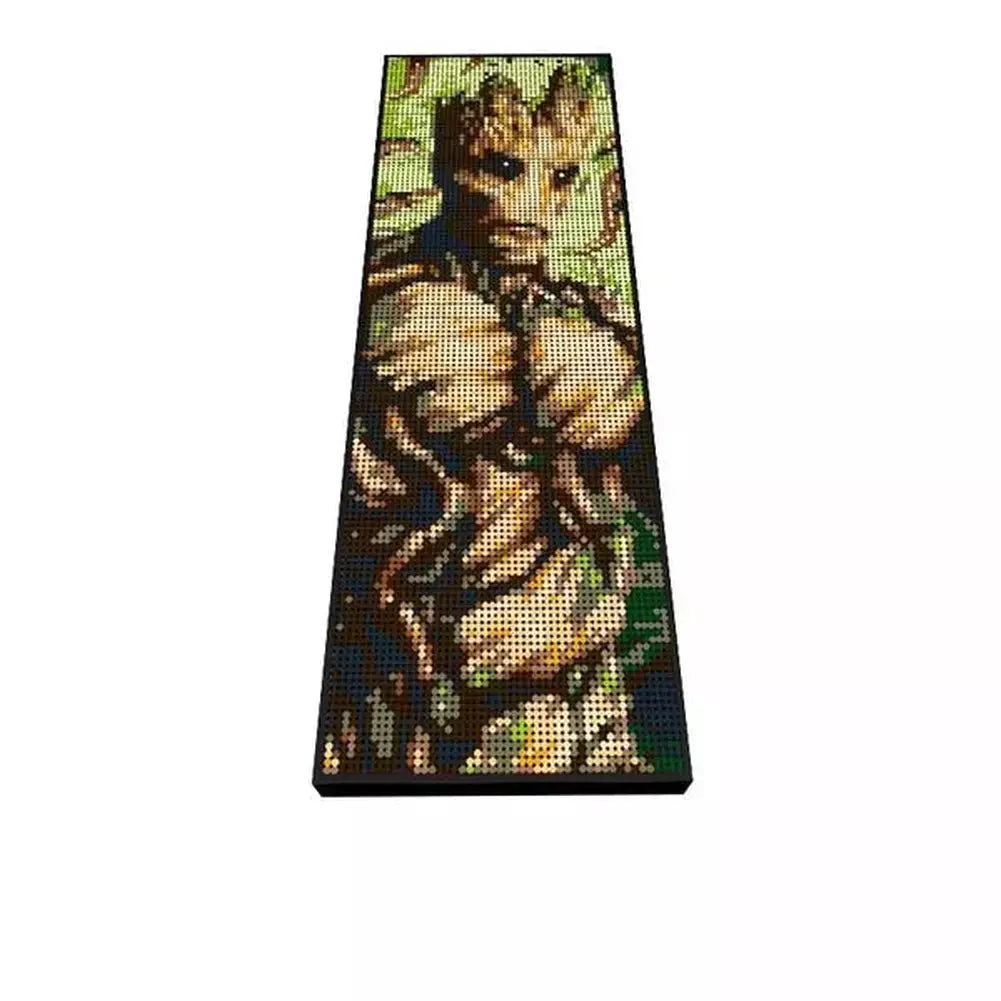 6912pcs Tree man Grooting Pixel Art Mosaic Painting Building Blocks Christmas Gifts Multiple colour children Toys Diy Decoration K&B Brick Store
