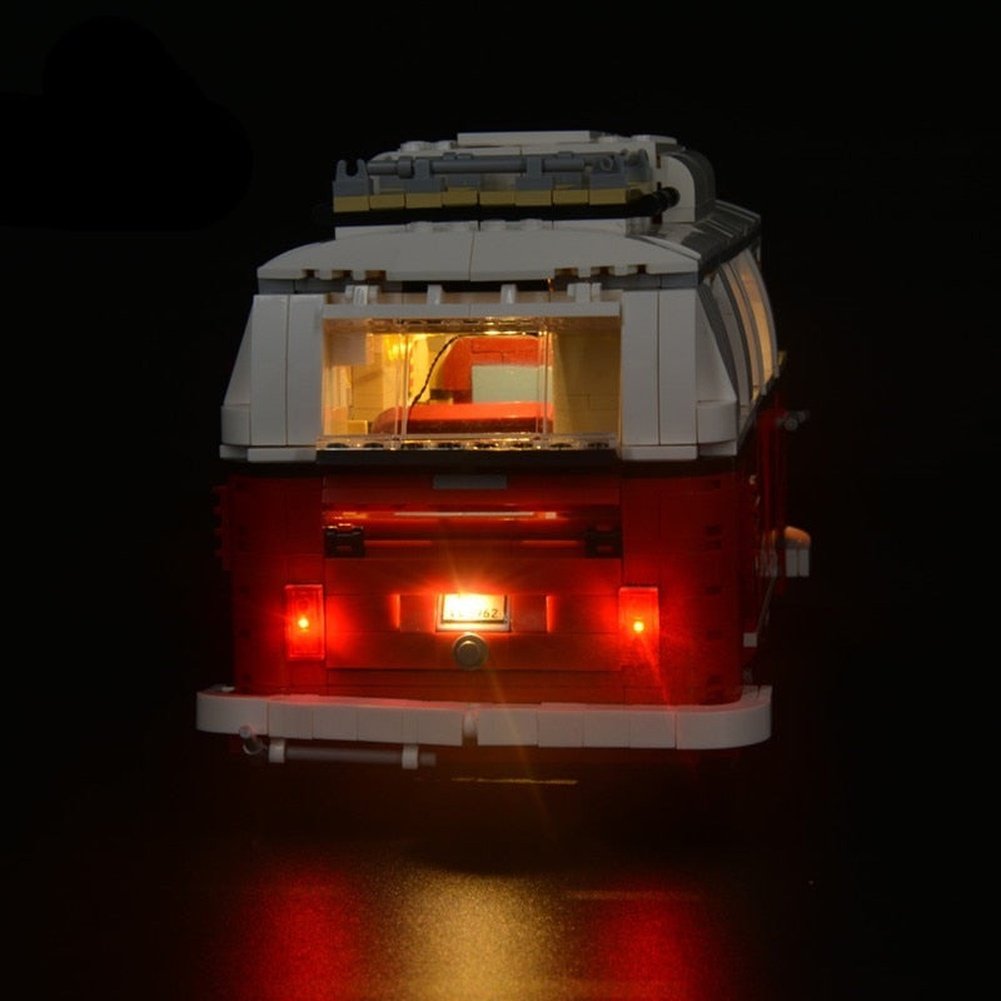 LED Lighting Set DIY Toys For L 10220 And 21001 Creator Expert T1 Camper Van (Not Included Building Blocks) Jurassic Bricks