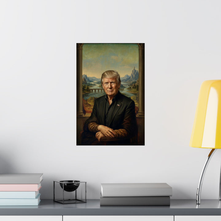 Trump Mona Lisa by Leonardo Da Vinci Poster