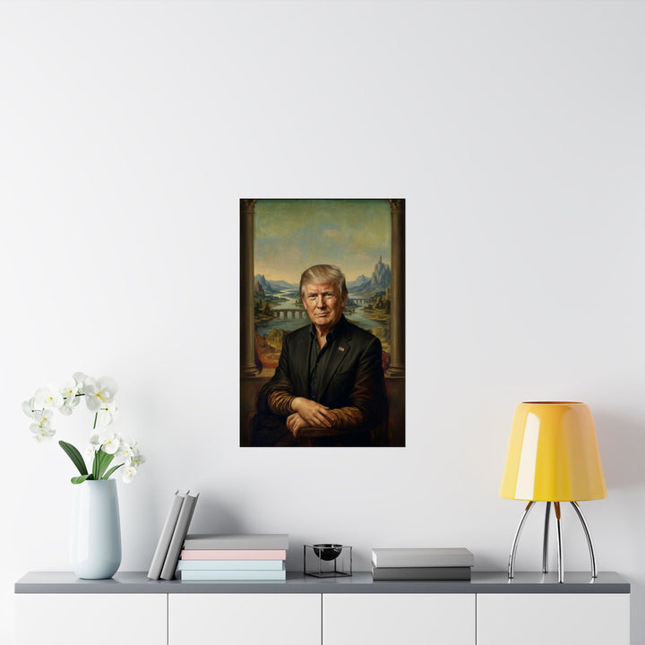 Trump Mona Lisa by Leonardo Da Vinci Poster