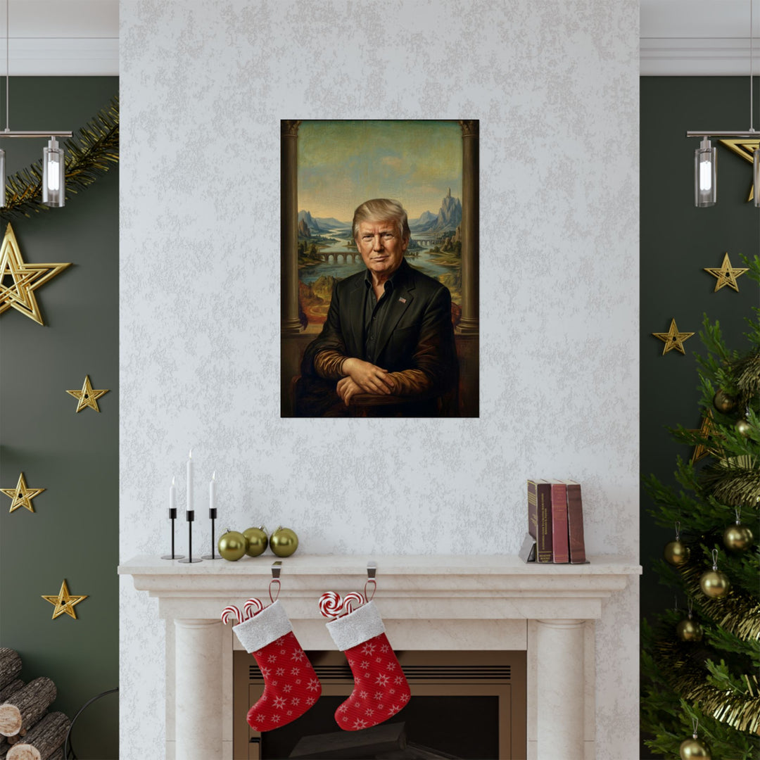 Trump Mona Lisa by Leonardo Da Vinci Poster
