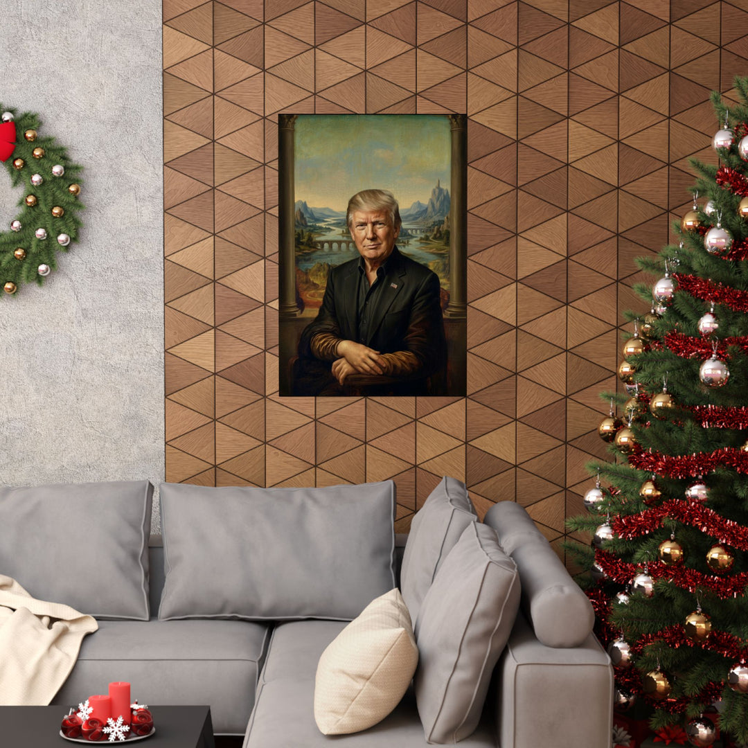 Trump Mona Lisa by Leonardo Da Vinci Poster