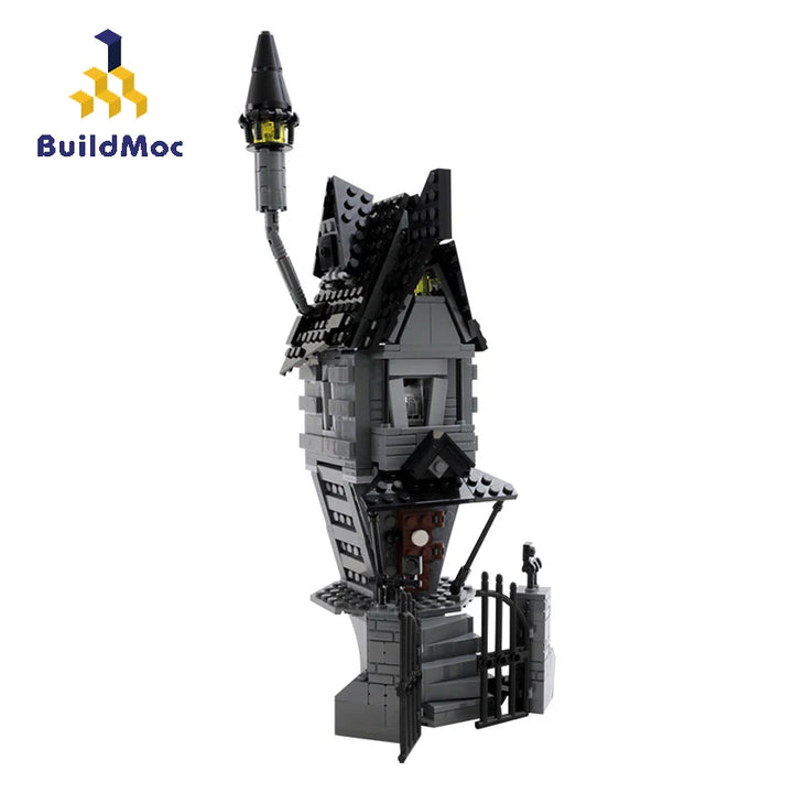 MOC NON LEGO MOC Buildmoc Architecture Haunted House Former Residence Building Street Scene  Diy Toy Building Block Model