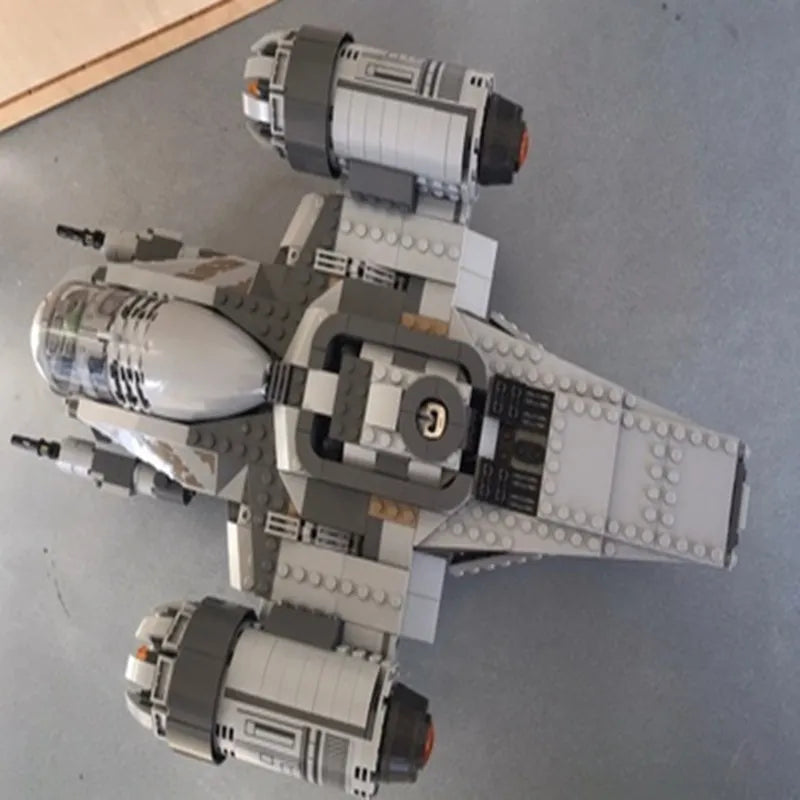 Ucs Razor Crest Mod MOC NON 1023Pcs The UCS Razor Crest Building Blocks By Model 60017 Sta ...