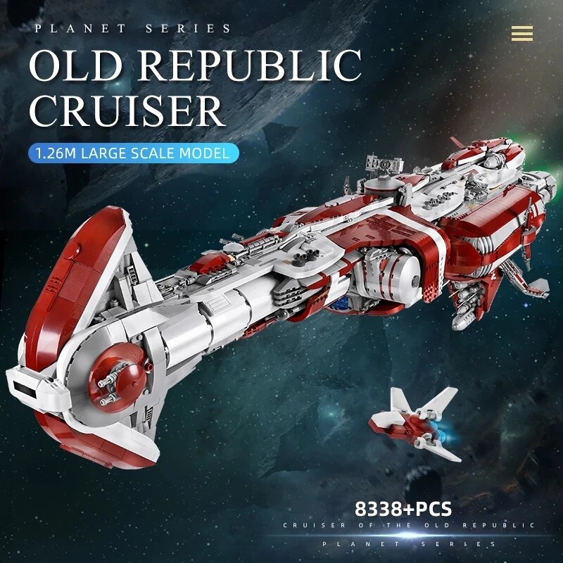 MOC NON LEGO MOC Mould King MOC 05079 Star Plan Toys Zenith Old Republic Escort Cruiser Star Destroyer Building Blocks Bricks Kids