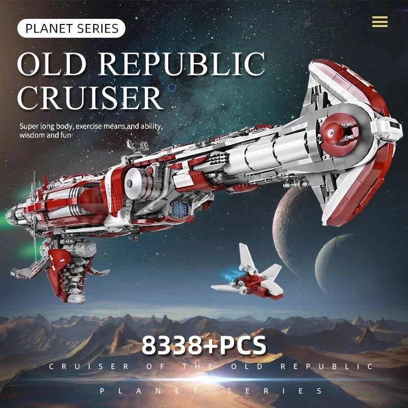 MOC NON LEGO MOC Mould King MOC 05079 Star Plan Toys Zenith Old Republic Escort Cruiser Star Destroyer Building Blocks Bricks Kids