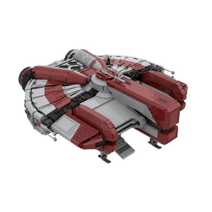 MOC NON LEGO MOC Ebon Model Hawk  Robot Transport 30979 Battleshipss Bricks Kid MOC Starship Vehicle Brick Build Eagle Battle Star MK1 Wars