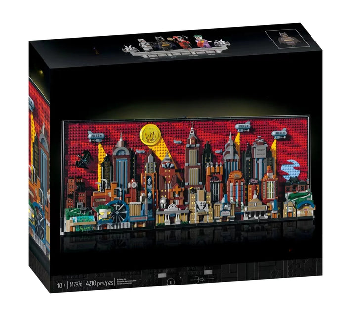 NON  2024 New 76271 The Animated Series Gotham City Skyline Building Block Model Compatible Assembly Brick Toys