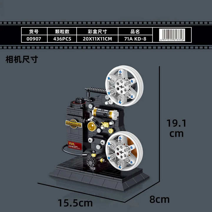 MOC NON  MOC Creative Digital Camera Building Blocks DIY Plastic Bricks  Toys Fun Kids