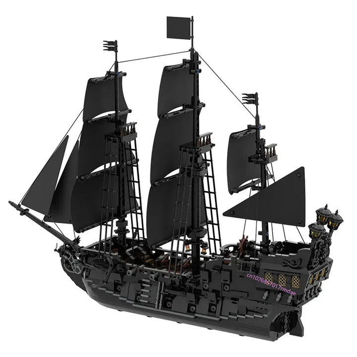 MOC NON LEGO NEW 3047PCS Famous pirate Movie MOC Black Pearl three-masted galleon model DIY creative ideas  Toy   Blocks