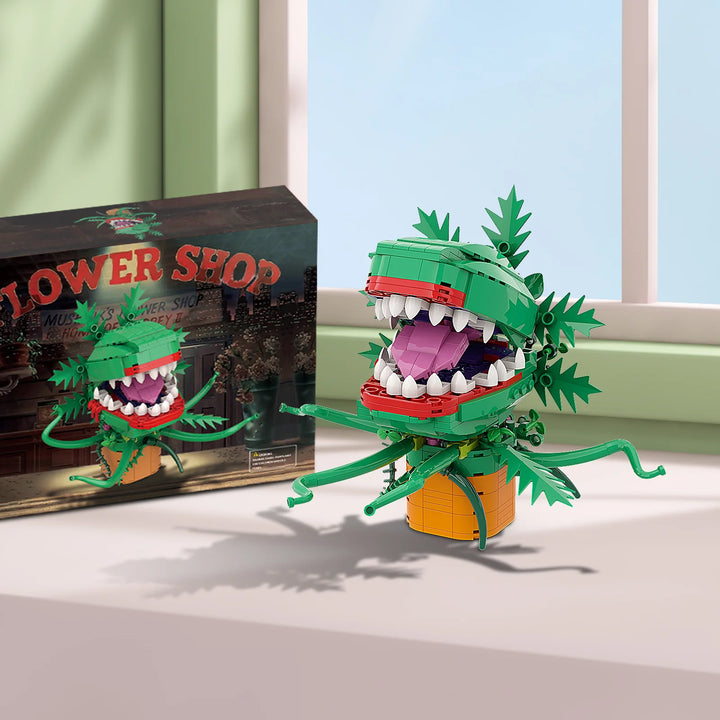 MOC NON  MOC 2024 New Man Eater Audrey II Chomper Flower Building Blocks Little Shop of Horror Plants Bricks