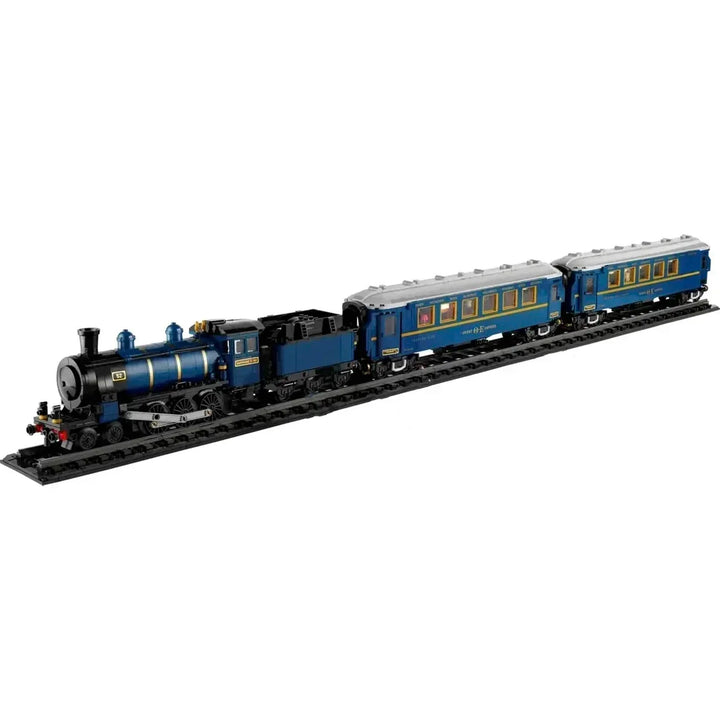 MOC NON LEGO New Ideas The Orient Express Train Model Moc Modular Building Blocks Bricks Trains Educational  21344 10277 Toys