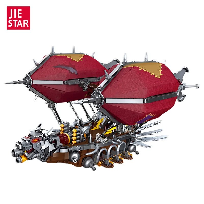 MOC NON  MOC JIESTAR MOC 58036 Blocks Ship Science Fiction Waraft Airship Building Blocks Model Adult Came   Toys