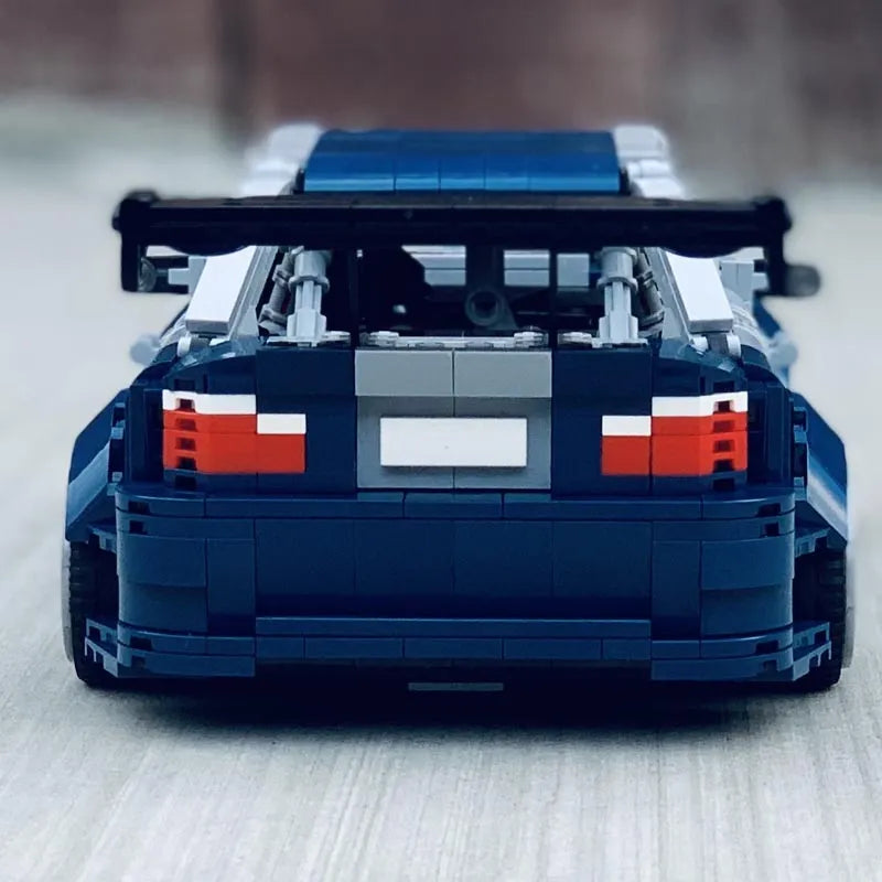 MOC NON LEGO New E46 M3 GTR Need for Speed MOST WANTED Supercar Racers Vehicles MOC-140344 Building Blocks Bricks Toy Kids Boy