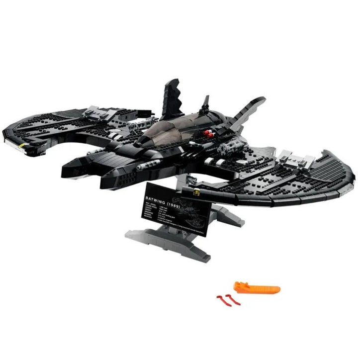 MOC NON LEGO 2363PCS Super Heros 1989 Batwing Building Blocks Bricks Toy Compatible 76161 Spaceship Serie Education