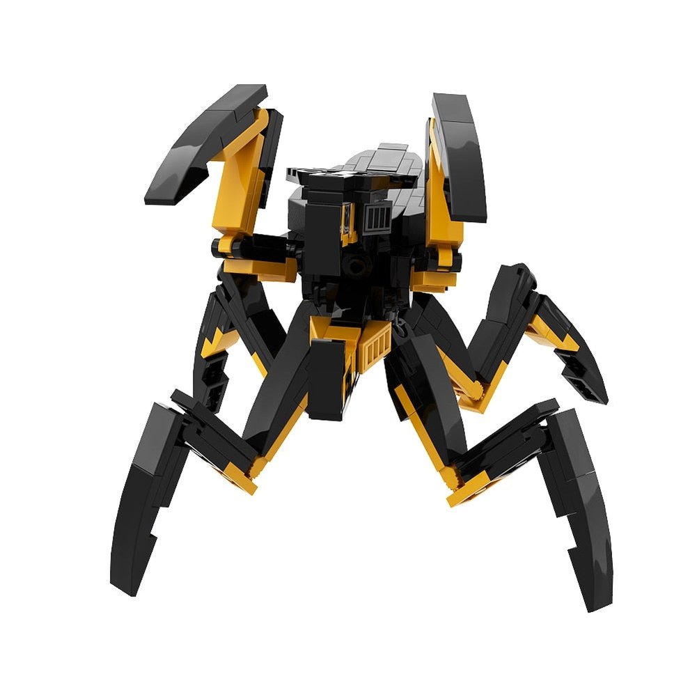 MOC NON LEGO Gobricks MOC Starship Troopers The Only Good Bug Is A Dead Bug Terror Building Block Educational toys Kid