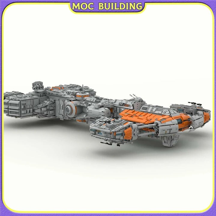 MOC NON LEGO MOC Famous Movie Series Scene Bunker Buster Building Blocks Fighter Spaceship Model DIY MOC Assembled Bricks Kids Toys