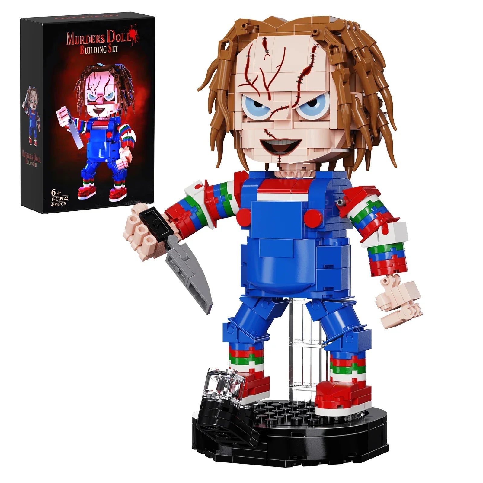 MOC NON MOC Chucky Brickheadz Building Blocks Building Blocks Action F ...