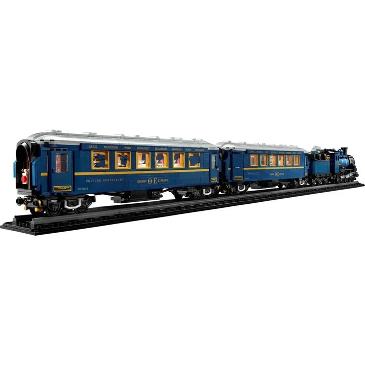 MOC NON LEGO New Ideas The Orient Express Train Model Moc Modular Building Blocks Bricks Trains Educational  21344 10277 Toys