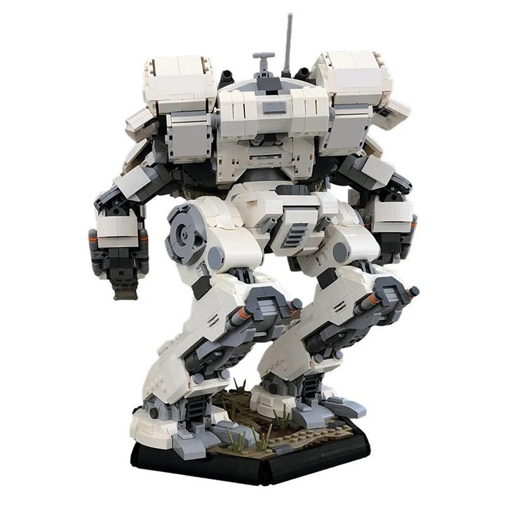 MOC NON  MOC MOC BattleTeched Mech Robot Building Block Build Model King Crab Mech Action Figure Battle Robot Brick Toy