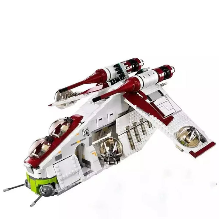 MOC NON LEGO 1175 PCS Star Plan Republic Gunboat Set Compatible 75021 05041 Building Block Ship DIY Toys    50002