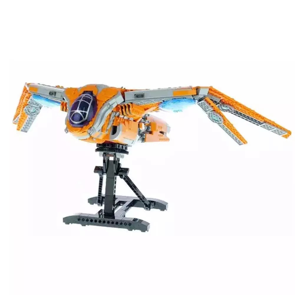 1901pcs Disney Marvel Space Craft The Guardians' Ship Model Set Building Blocks Bricks Educational Puzzle Toy Birthdays Gifts Jurassic Bricks