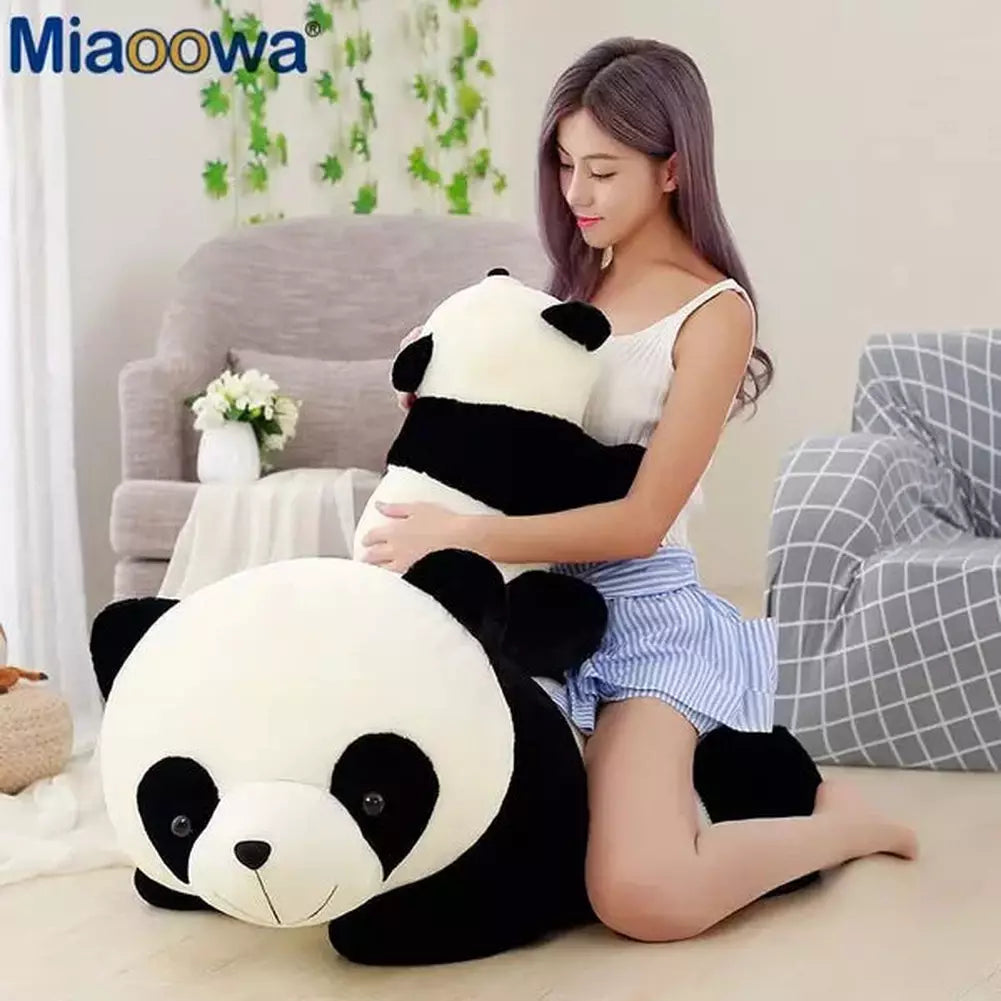 20-70cm Cute Baby Big Giant Panda Bear Plush Stuffed Animal Doll Animals Toy Pillow Cartoon Kawaii Dolls Girls Lover Gifts Jurassic Bricks