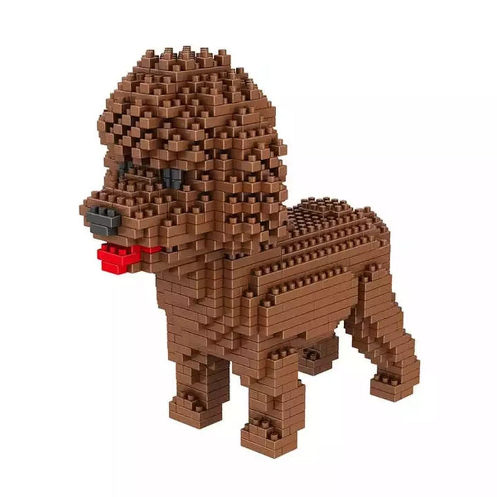 2000+pcs 16013 Mike Dog Building Blocks Diamond Micro Small Particles Spelling Toy Pet Dog Block Model Toys for Children Gifts Jurassic Bricks