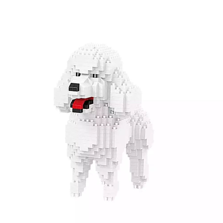 MOC NON LEGO 2000+pcs 16013 Mike Dog Building Blocks Diamond Micro Small Bricks Spelling Toy Pet Dog Block Model toys