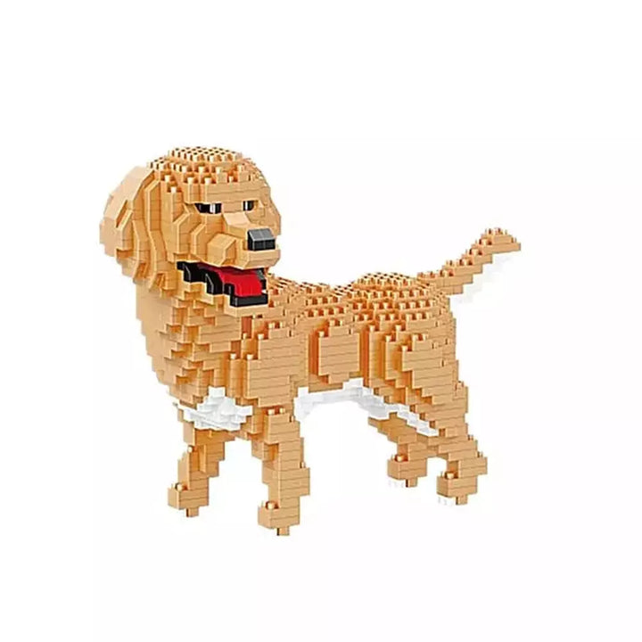 MOC NON LEGO 2000+pcs 16013 Mike Dog Building Blocks Diamond Micro Small Bricks Spelling Toy Pet Dog Block Model toys