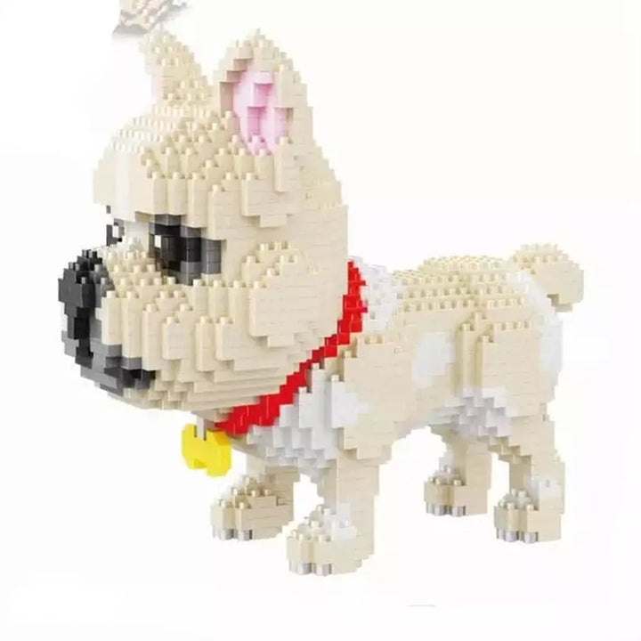 2000+pcs 16013 Mike Dog Building Blocks Diamond Micro Small Particles Spelling Toy Pet Dog Block Model Toys for Children Gifts Jurassic Bricks