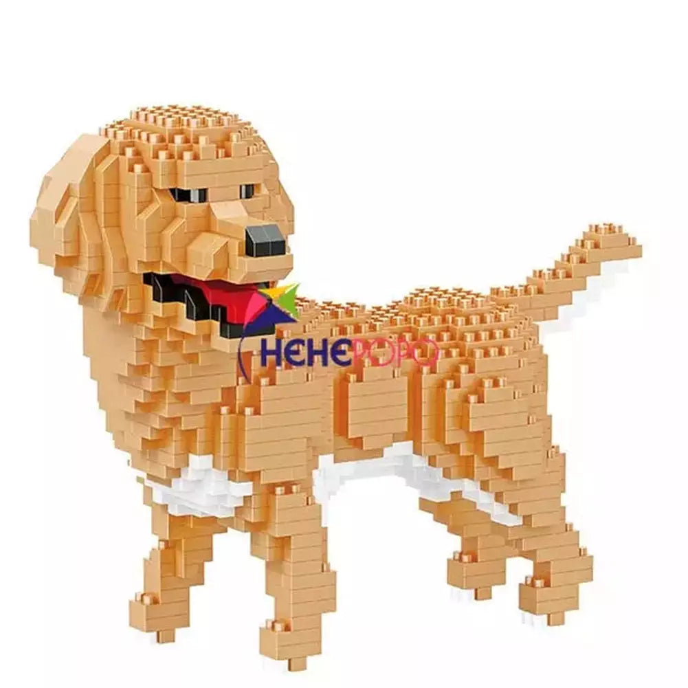 2000+pcs 16013 Mike Dog Building Blocks Diamond Micro Small Particles Spelling Toy Pet Dog Block Model Toys for Children Gifts Jurassic Bricks