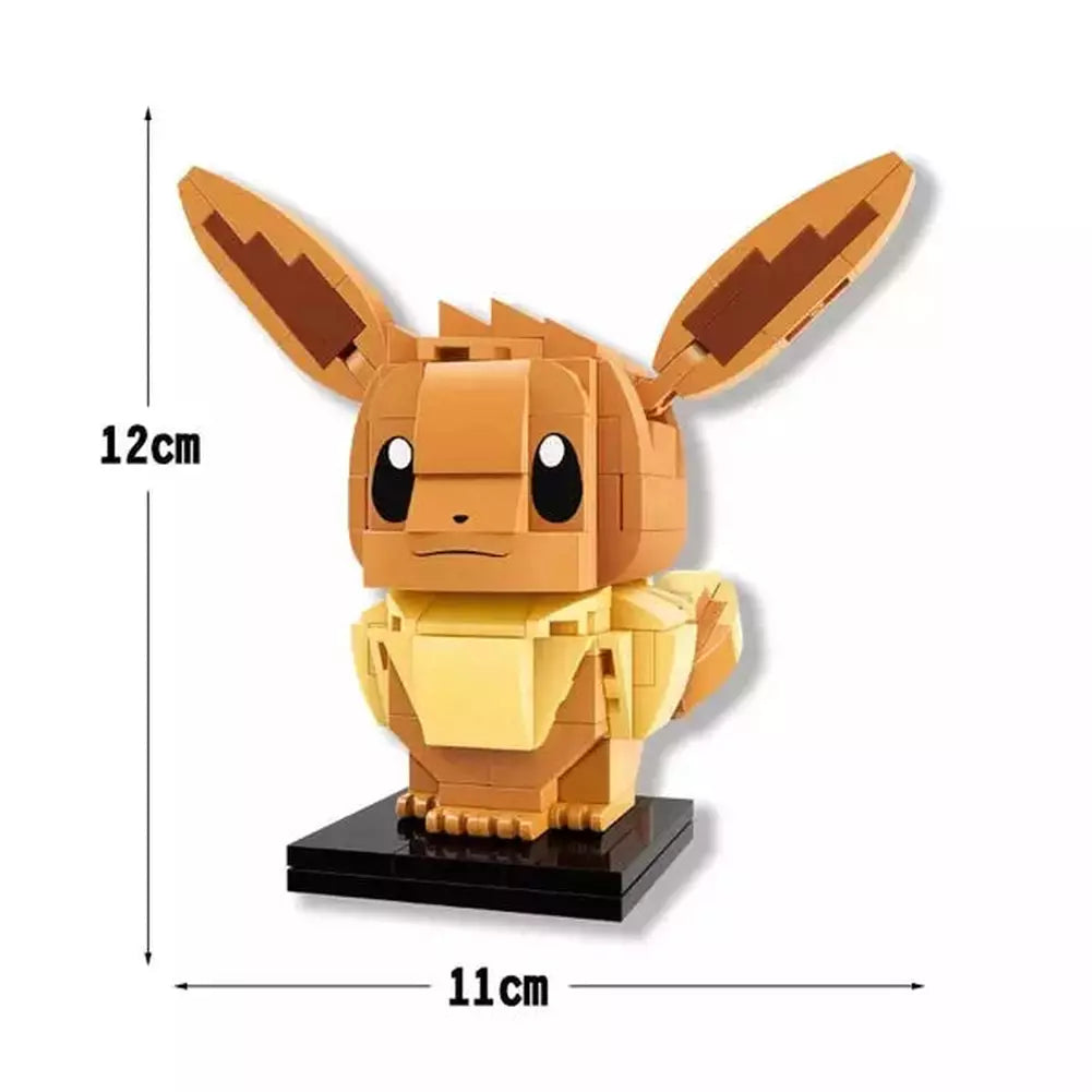 2022 New Anime Cartoon Pokemon Pikachu Bulbasaur Building Blocks Bricks Sets Movie Dolls Model Kids Toys For Children Gift Jurassic Bricks