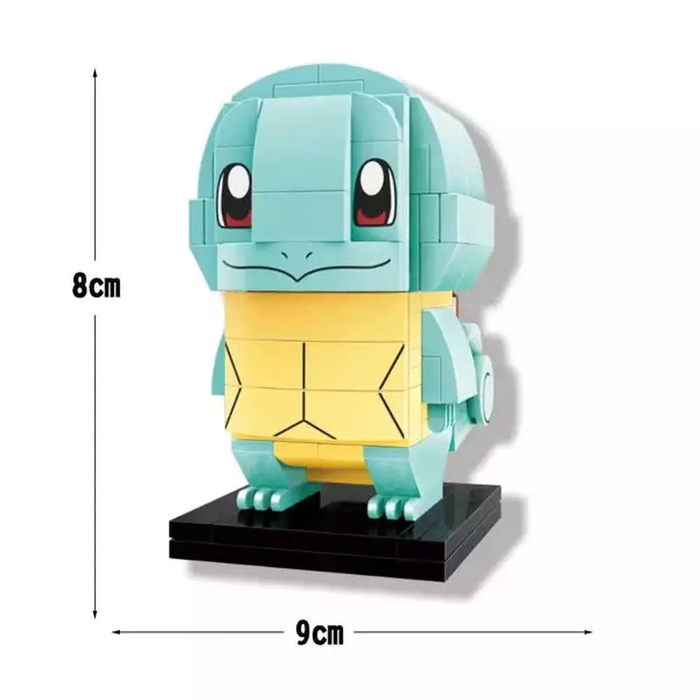 2022 New Anime Cartoon Pokemon Pikachu Bulbasaur Building Blocks Bricks Sets Movie Dolls Model Kids Toys For Children Gift Jurassic Bricks