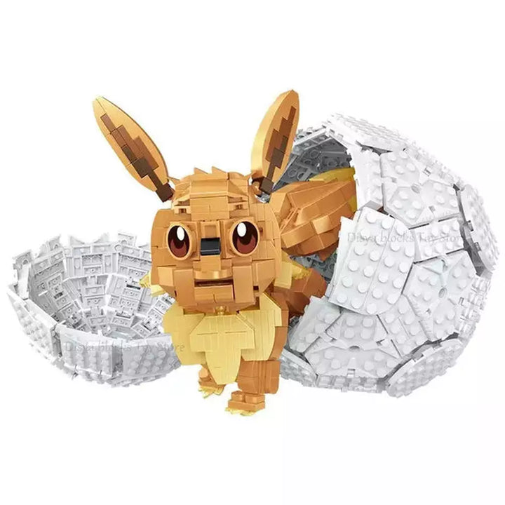 2022 New Anime Cartoon Pokemon Pikachu Bulbasaur Building Blocks Bricks Sets Movie Dolls Model Kids Toys For Children Gift Jurassic Bricks