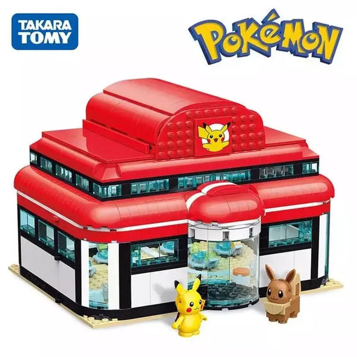 2022 New Anime Cartoon Pokemon Pikachu Bulbasaur Building Blocks Bricks Sets Movie Dolls Model Kids Toys For Children Gift Jurassic Bricks