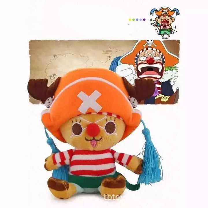 30cm one piece figure Toys Tony Luffy Chopper Pattern Soft Stuffed Plush Dolls Kawaii Lovely Cartoon kids toys Birthday Gift Toy Jurassic Bricks