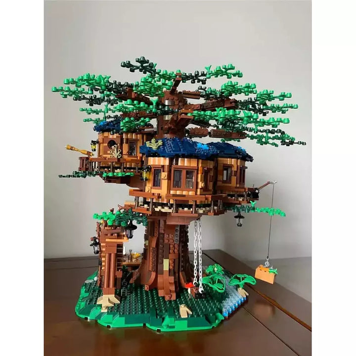 3117 PCS Tree House The Biggest Building Blocks Ideas Bricks DIY Toys Birthday Christmas Gift 6007 Compatible 21318 IN STOCK Jurassic Bricks