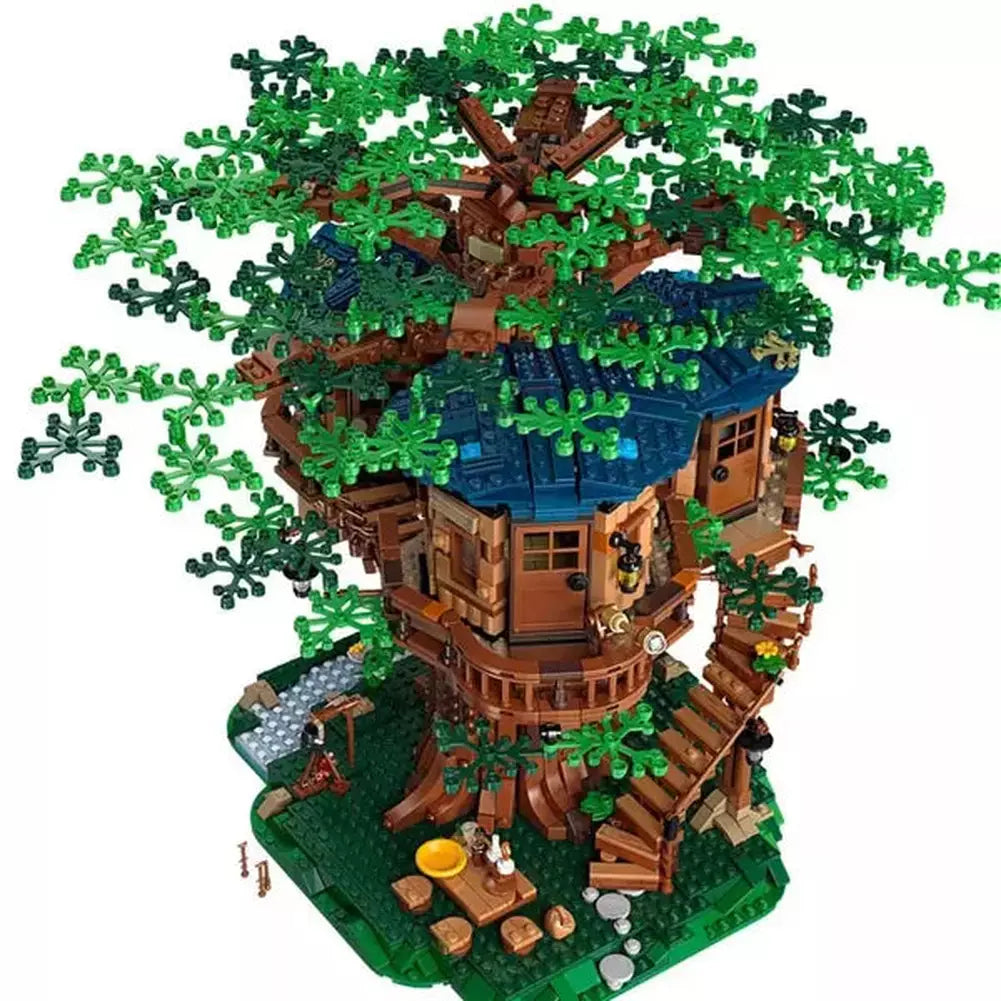 3117 PCS Tree House The Biggest Building Blocks Ideas Bricks DIY Toys Birthday Christmas Gift 6007 Compatible 21318 IN STOCK Jurassic Bricks