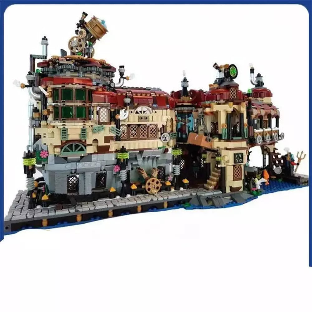 3457PCS Customized MOC Modular The Exploratorium street view Model Building Blocks Bricks Children birthday toys Christmas gifts Jurassic Bricks