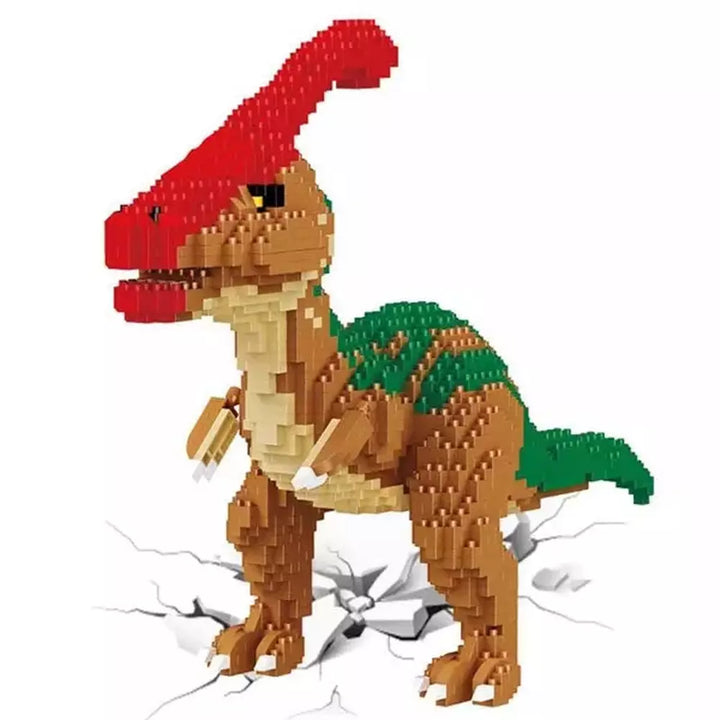 4 New Balody Dinosaur Blocks Classic Cartoon Anime Diamond Building Blocks Triceratops Model Tyrannosaurus Rex Bricks Toys Jurassic Bricks