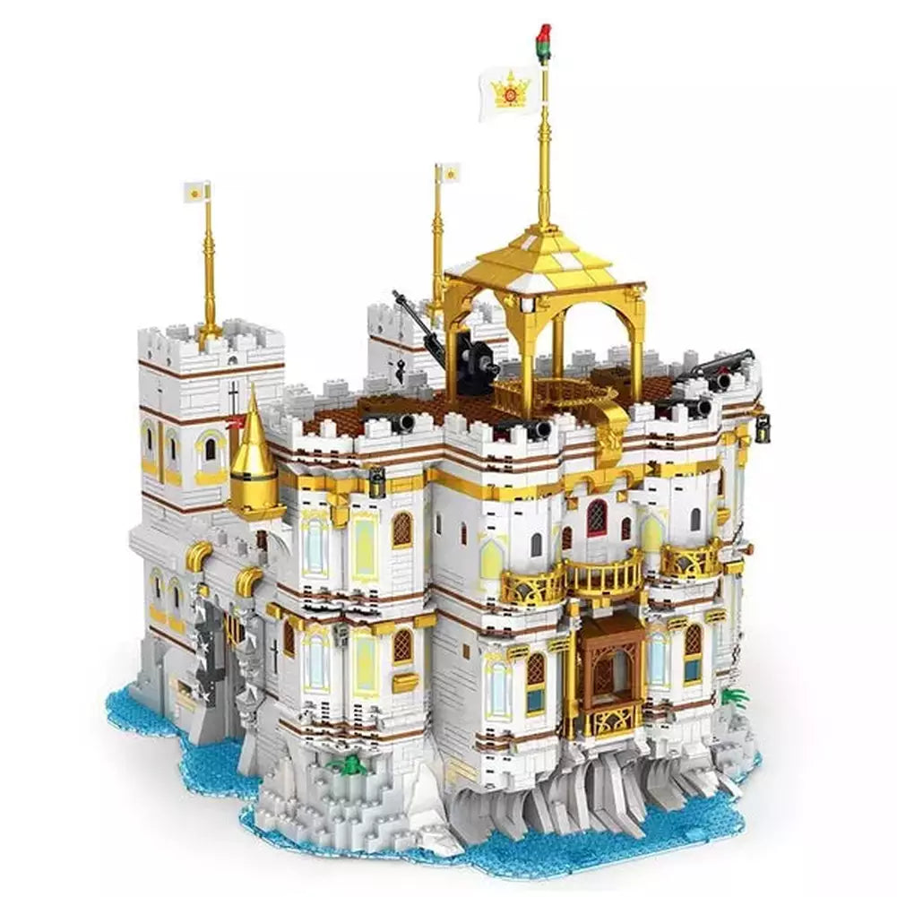 4168 Pcs 66013 Caribbean Series Pirate Ship Royal Harbor Empire Castle Model Assembled Large Building Block Toys For Children Jurassic Bricks