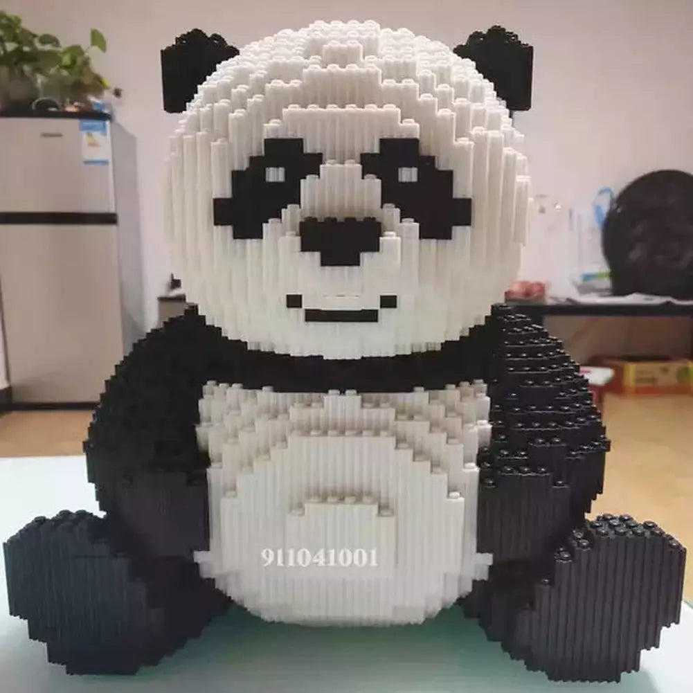 7822pcs Creative DIY Assemable Animal Cute Panda Mini Diamond Building Blocks Educational Boy Toys For Children 3D Model Bricks Jurassic Bricks