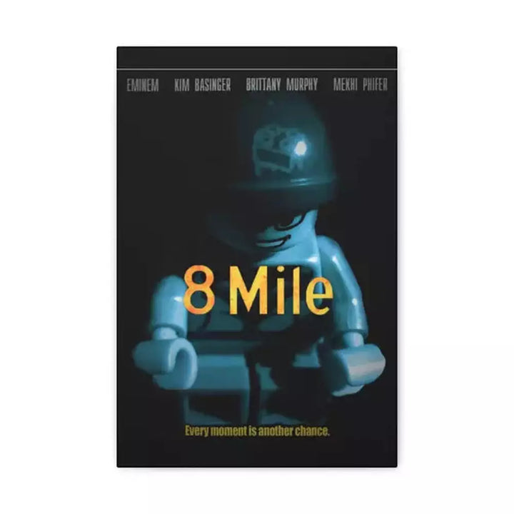 8 Mile LEGO Movie Wall Art Canvas Art With Backing. Jurassic Bricks