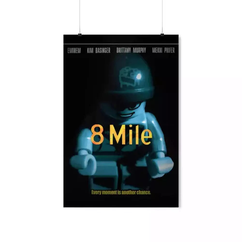 MOC NON LEGO 8 Mile LEGO Movie Wall Art POSTER ONLY