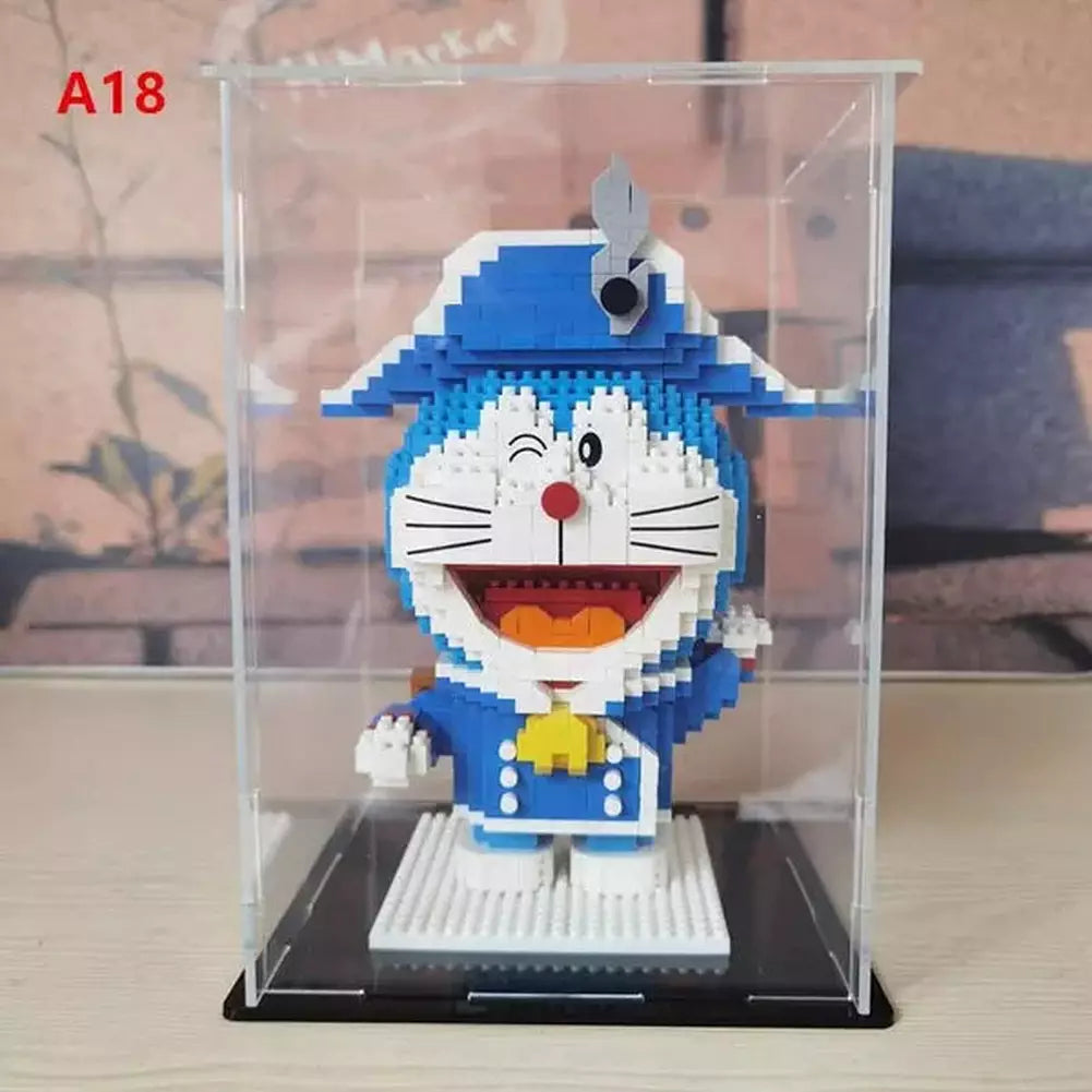 MOC NON LEGO *A* 36 Styles Transparent Acrylic Display Box For Micro Building Blocks Dustproof Mini Bricks Toy Collection Showcase Box (No Model)