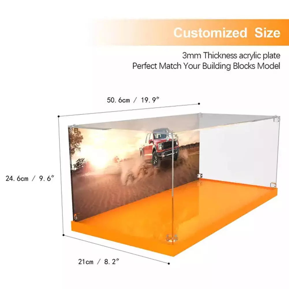 MOC NON LEGO Acrylic Display Case for 42126  Dust-Proof Transparent Clear Display Box Showcase (Only Box)