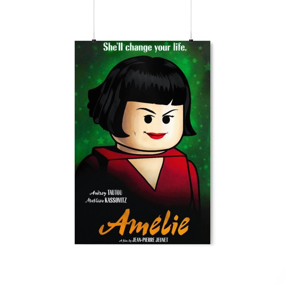 MOC NON LEGO Amelie LEGO Movie Wall Art POSTER ONLY