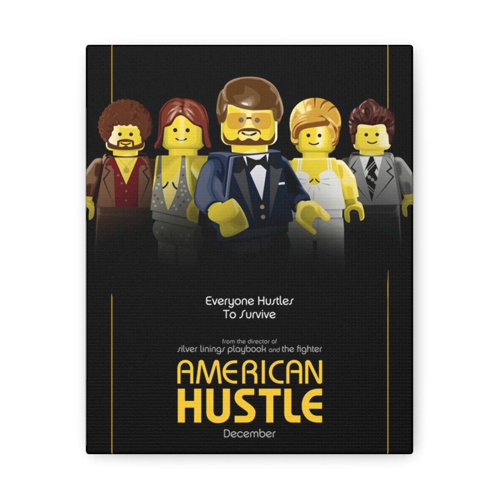 MOC NON LEGO American Hustle LEGO Movie Wall Art Canvas Art With Backing.